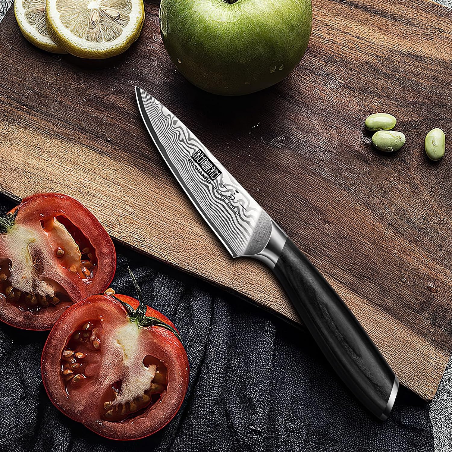 image:imageHOSHANHO 7 Inch Nakiri Knife Japanese Vegetable Cleaver Knife for Chopping High Carbon Powder Steel Asian Chef Knife Razor Sharp Multipurpose Kitchen Knife for Home and Kitchen with Ergonomic Handle38