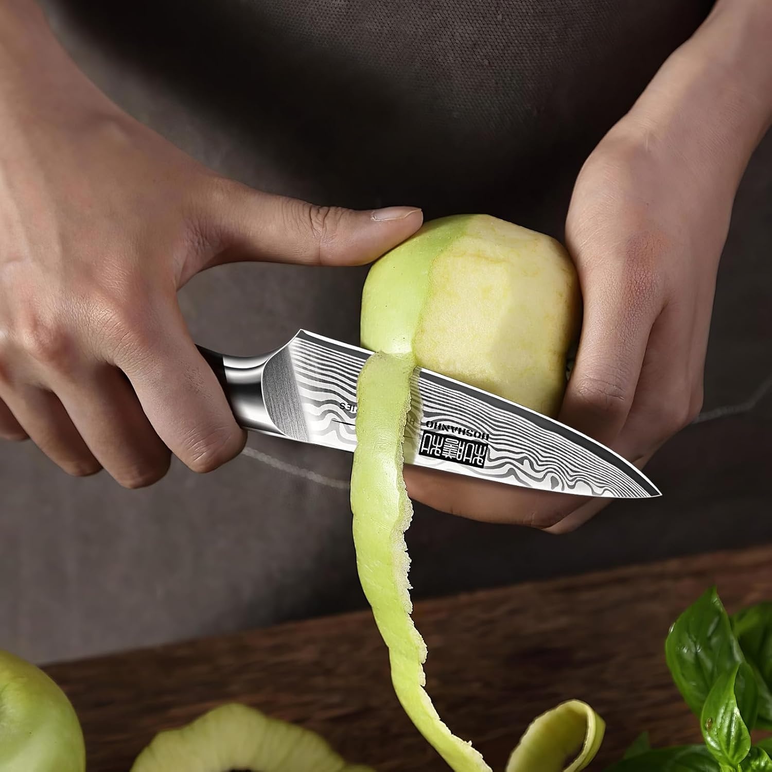image:imageHOSHANHO 7 Inch Nakiri Knife Japanese Vegetable Cleaver Knife for Chopping High Carbon Powder Steel Asian Chef Knife Razor Sharp Multipurpose Kitchen Knife for Home and Kitchen with Ergonomic Handle38