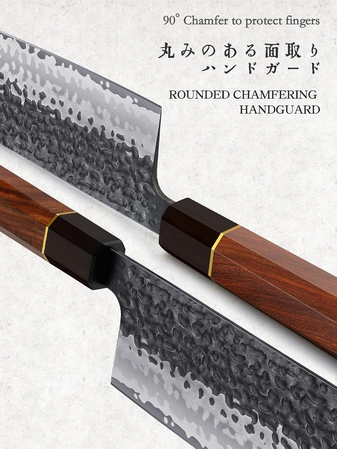 image:imageHOSHANHO 7 Nakiri Knife Handcrafted Razor Sharp Meat Vegetable Cleaver High Carbon Steel Asian Chopping Chef Knife Multipurpose Vegetable Kitchen Knife with Gift Box for Men and Women7