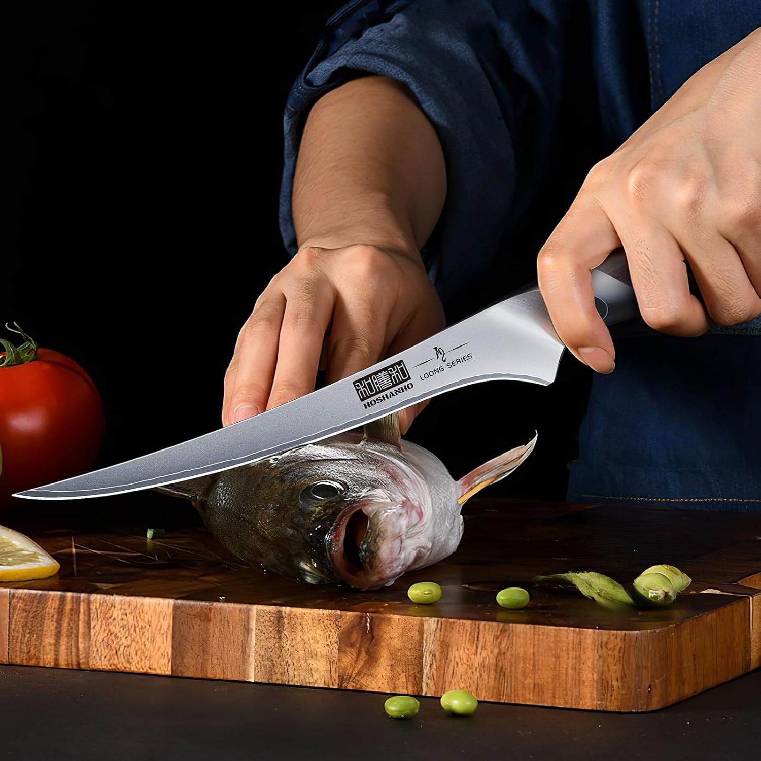 image:imageHOSHANHO BBQ Carving Knife Set Brisket Slicing amp Boning Knife for Meat Professional Ultra Sharp Butcher Carving Knife in Japanese High Carbon Steel Ergonomic Handle Gift for Chefs12