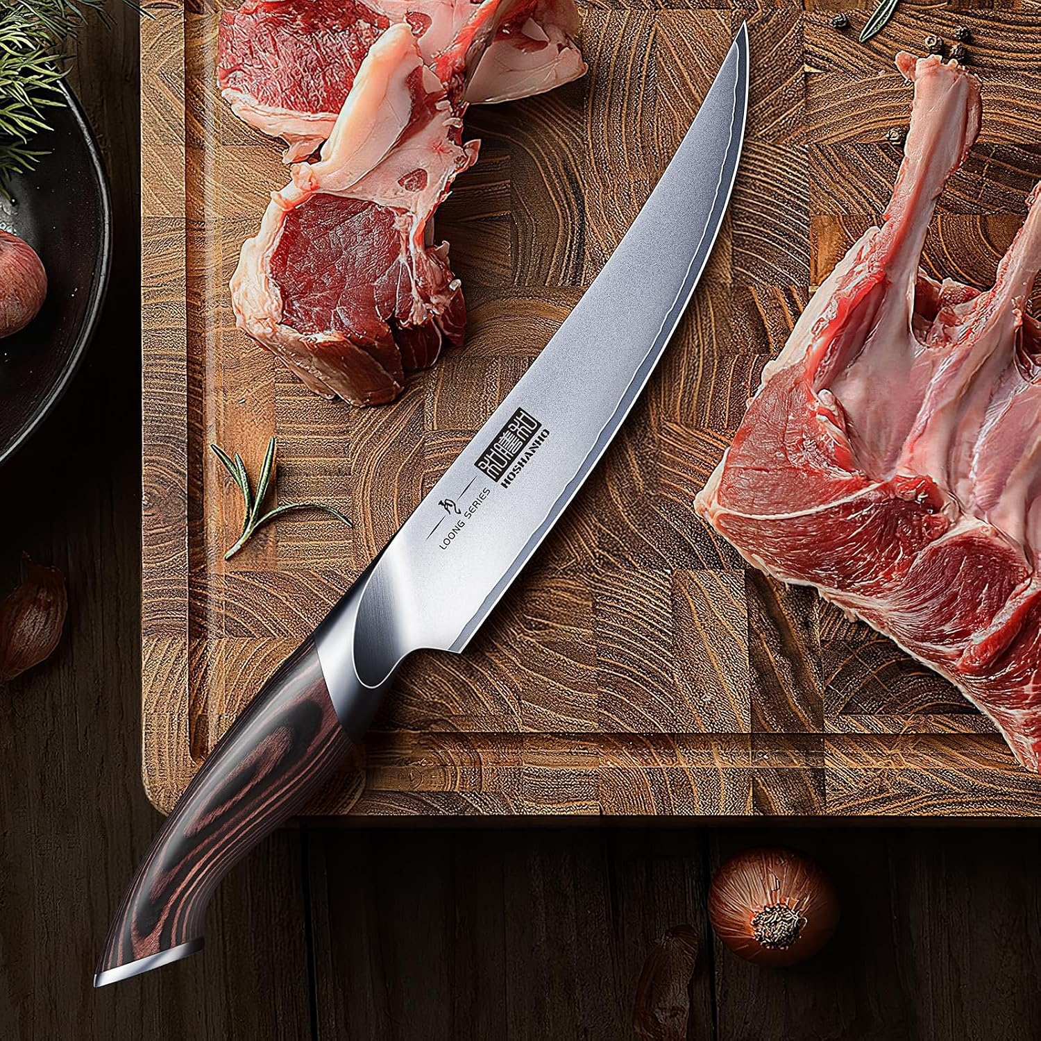 image:imageHOSHANHO Boning Knife 6 Inch Ultra Sharp Japanese Fillet Knife for Fish Professional High Carbon Stainless Steel Sharp Kitchen Filleting Knives for Meat Cutting Ergonomic Handle Gift for Chefs6