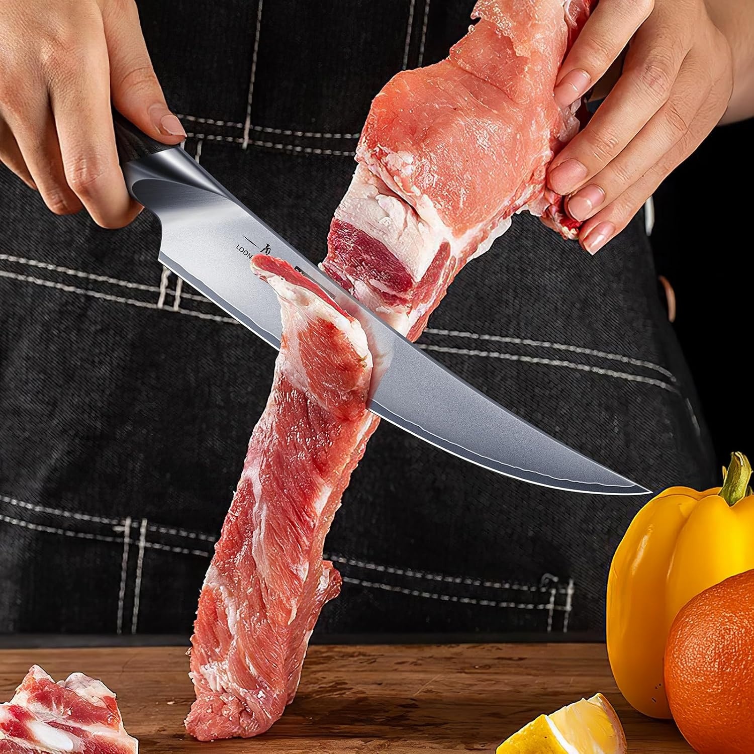 image:imageHOSHANHO Boning Knife 6 Inch Ultra Sharp Japanese Fillet Knife for Fish Professional High Carbon Stainless Steel Sharp Kitchen Filleting Knives for Meat Cutting Ergonomic Handle Gift for Chefs6