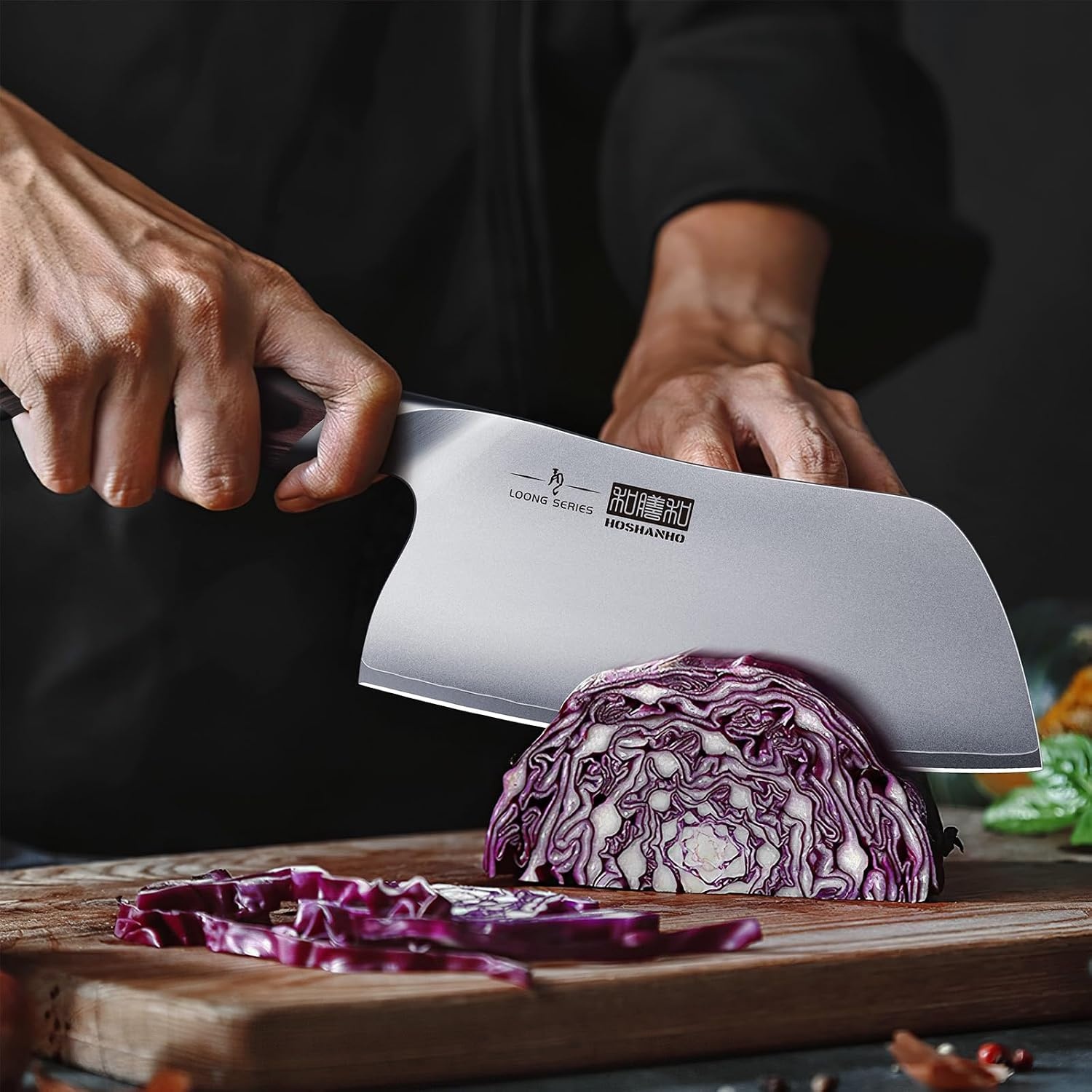 image:imageHOSHANHO Cleaver Knife 7 Inch Ultra Sharp Vegetable Meat Chopper Knife Japanese High Carbon Steel Chopper Butcher Knife Multifunction Cooking Knife for Home Kitchen and Restaurant69