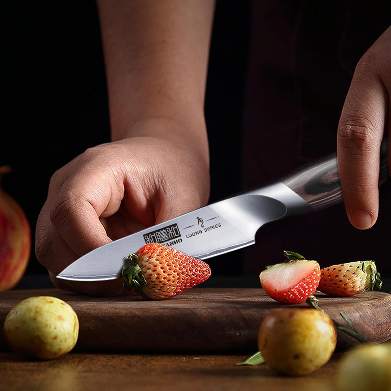 image:imageHOSHANHO Knife Set with Magnetic Knife Holder 6PCS Kitchen Knife Sets Ultra Sharp Professional Japanese High Carbon Stainless Steel Chef Knives Sets with Ergonomic Handle Perfect Gifts for Chefs37