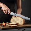 HOSHANHO 10″ Bread Knife, Japanese Serrated Knife for Homemade, Sourdough | High Carbon Stainless Steel Serrated Bread Knife, Professional Sourdough Knife for Homemade Bread, Bagels, Cake(10″)