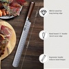 HOSHANHO 12″ Brisket Slicing Knife, Japanese Carving Knife for Meat & BBQ | High Carbon Steel Slicing Knife, Razor Sharp Butcher Knife with Ergonomic Handle & Roast Beef, Turkey, Grilling Gift for Men(12″)