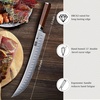 HOSHANHO 12″ Brisket Slicing Knife, Japanese Carving Knife for Meat & BBQ | High Carbon Steel Slicing Knife, Razor Sharp Butcher Knife with Ergonomic Handle & Roast Beef, Turkey, Grilling Gift for Men(11.9″)