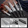 HOSHANHO 3 Pcs Knife Set, Professional Kitchen Knife Set, Pakkawood Handle | Ultra Sharp Chef Knives Set for Kitchen High Carbon Powder Steel, Japanese Cooking Knife Set with Elegant Gift Box(16 Pieces Knife Set)