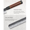 HOSHANHO 7 Inch Fillet Knife, Razor Sharp Hand Forged Boning Knife | 9 Layers 10Cr15MoV High Carbon Steel Fish Knife, Professional Filet Knives for Meat and Poultry, Octagonal Rosewood Handle(12″)