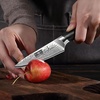 HOSHANHO 7 Inch Nakiri Knife, Japanese Vegetable Cleaver Knife for Chopping | High Carbon Powder Steel Asian Chef Knife, Razor Sharp Multipurpose Kitchen Knife for Home and Kitchen with Ergonomic Handle(3.8″)