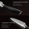 HOSHANHO 7 Inch Nakiri Knife, Japanese Vegetable Cleaver Knife for Chopping | High Carbon Powder Steel Asian Chef Knife, Razor Sharp Multipurpose Kitchen Knife for Home and Kitchen with Ergonomic Handle(3.8″)