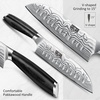 HOSHANHO 7 Inch Nakiri Knife, Japanese Vegetable Cleaver Knife for Chopping | High Carbon Powder Steel Asian Chef Knife, Razor Sharp Multipurpose Kitchen Knife for Home and Kitchen with Ergonomic Handle(6.9″)
