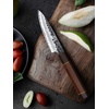 HOSHANHO 7″ Nakiri Knife, Handcrafted Razor Sharp Meat Vegetable Cleaver | High Carbon Steel Asian Chopping Chef Knife, Multipurpose Vegetable Kitchen Knife with Gift Box for Men and Women(3.8″)