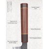 HOSHANHO 7″ Nakiri Knife, Handcrafted Razor Sharp Meat Vegetable Cleaver | High Carbon Steel Asian Chopping Chef Knife, Multipurpose Vegetable Kitchen Knife with Gift Box for Men and Women(8″)