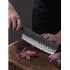 HOSHANHO 7″ Nakiri Knife, Handcrafted Razor Sharp Meat Vegetable Cleaver | High Carbon Steel Asian Chopping Chef Knife, Multipurpose Vegetable Kitchen Knife with Gift Box for Men and Women(7″)