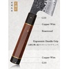 HOSHANHO 7″ Nakiri Knife, Handcrafted Razor Sharp Meat Vegetable Cleaver | High Carbon Steel Asian Chopping Chef Knife, Multipurpose Vegetable Kitchen Knife with Gift Box for Men and Women(9″)