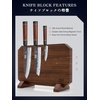 HOSHANHO 7 Pcs Knife Set with Magnetic Block, Japanese Kitchen Knife Set | High Carbon Steel Knife Sets with Octagonal Rosewood Handle, Ultra Sharp Chef Knife Set for Professional and Home Chefs(8″)