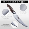 HOSHANHO Boning Knife 6 Inch, Ultra Sharp Japanese Fillet Knife for Fish | Professional High Carbon Stainless Steel Sharp Kitchen Filleting Knives for Meat Cutting, Ergonomic Handle, Gift for Chefs(7″)