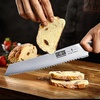 HOSHANHO Bread Knife 8 inch, Ultra Sharp Japanese Serrated Bread Knife | Professional Japanese High Carbon Stainless Steel Bread Cutting Knife for Homemade Bread(8″)