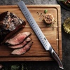 HOSHANHO Carving Knife 12 Inch, Razor Sharp Japanese Brisket Slicing Knife | Japanese High Carbon Steel Brisket Knife with Ergonomic Pakkawood Handle, Breaking Knives for Meat Cutting, BBQ, Turkey