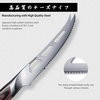 HOSHANHO Cheese Knife 5 In, Professional Japanese Kitchen Knife for Cheesee | Multipurpose Japanese High Carbon Steel Kitchen Knife with Ergonomic Pakkawood Handle for Cutting Cheesee & Tomato(5″)