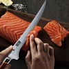 HOSHANHO Chef Knife 8″, Sharp Japanese Kitchen Knife with Rosewood Handle | High Carbon Steel Cooking Knife, Professional Chef’s Knife with Ergonomic Handle, Ideal Gift for Men and Women(7″)