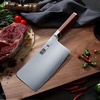 HOSHANHO Cleaver Knife 7″, Sharp Japanese Meat Cleaver & Vegetable Knife | High Carbon Steel Meat Knife, Professional Kitchen Chopping Butcher Knife for Meat Vegetable, Chinese Cleaver for Gift