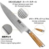 HOSHANHO Damascus Kitchen Knife Set 5PCS, Sharp Chef Knives Ergonomic Grip | Professional Cooking Knife Set | Japanese Super Steel | 15° Edge | 62 HRC | Ergonomic Olive Wood Handle | Housewarming Gift(3 Pieces Knife Set)