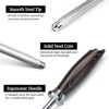 HOSHANHO Honing Rod, 12 Inch Professional Kitchen Knife Sharpener Rod | Japanese High Carbon Knife Sharpening Steel with Ergonomic Pakkawood Handle, Ideal for All Chef Knives, Gift for Chefs(10″)