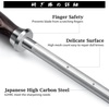 HOSHANHO Honing Rod, 12 Inch Professional Kitchen Knife Sharpener Rod | Japanese High Carbon Knife Sharpening Steel with Ergonomic Pakkawood Handle, Ideal for All Chef Knives, Gift for Chefs(12″)