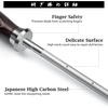 HOSHANHO Honing Rod, 12 Inch Professional Kitchen Knife Sharpener Rod | Japanese High Carbon Knife Sharpening Steel with Ergonomic Pakkawood Handle, Ideal for All Chef Knives, Gift for Chefs(10″)