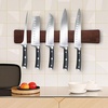 HOSHANHO Knife Magnetic Strip, Acacia Wood Powerful Magnetic Knife Holder | Magnetic Knife Holder for Wall 10 Inch Use as Magnetic Tool Organizer, Home Utensil Organizer, Ideal Cooking Gift for Chef(16 Inch)
