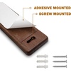 HOSHANHO Knife Magnetic Strip, Acacia Wood Powerful Magnetic Knife Holder | Magnetic Knife Holder for Wall 10 Inch Use as Magnetic Tool Organizer, Home Utensil Organizer, Ideal Cooking Gift for Chef(10″)