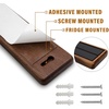 HOSHANHO Knife Magnetic Strip, Acacia Wood Powerful Magnetic Knife Holder | Magnetic Knife Holder for Wall 10 Inch Use as Magnetic Tool Organizer, Home Utensil Organizer, Ideal Cooking Gift for Chef(16 Inch)