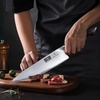 HOSHANHO Knife Set with Magnetic Knife Holder, 6PCS Kitchen Knife Sets | Ultra Sharp Professional Japanese High Carbon Stainless Steel Chef Knives Sets with Ergonomic Handle, Perfect Gifts for Chefs(8″)
