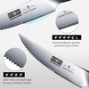 HOSHANHO Steak Knives Set of 6, Ultra Sharp 4.5 In Serrated Steak Knife Set | Japanese High Carbon Stainless Steel Kitchen Steak Knives with Ergonomic Pakkawood Handle, Ideal Gifts(4.6″)
