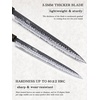 HOSHANHO Sushi Knife 10 Inch, Ultra Sharp Sashimi Knives, Rosewood Handle | Hand Forged High Carbon Steel Yanagiba Knife, Japanese Kitchen Chef Knives for Cutting Sushi & Sashimi, Fish Filleting