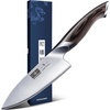 HOSHANHO Kitchen Knife in Japanese High Carbon Steel, Professional High-Class Chef’s Knife 8 inch, Non-slip Ultra Sharp Cooking Knives with Ergonomic Handle | Multifunctional, 10Cr15CoMoV, Home Gifts(6″)