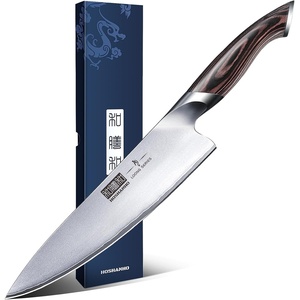 HOSHANHO Kitchen Knife in Japanese High Carbon Steel, Professional High-Class Chef’s Knife 8 inch, Non-slip Ultra Sharp Cooking Knives with Ergonomic Handle | Multifunctional, 10Cr15CoMoV, Home Gifts(8″)