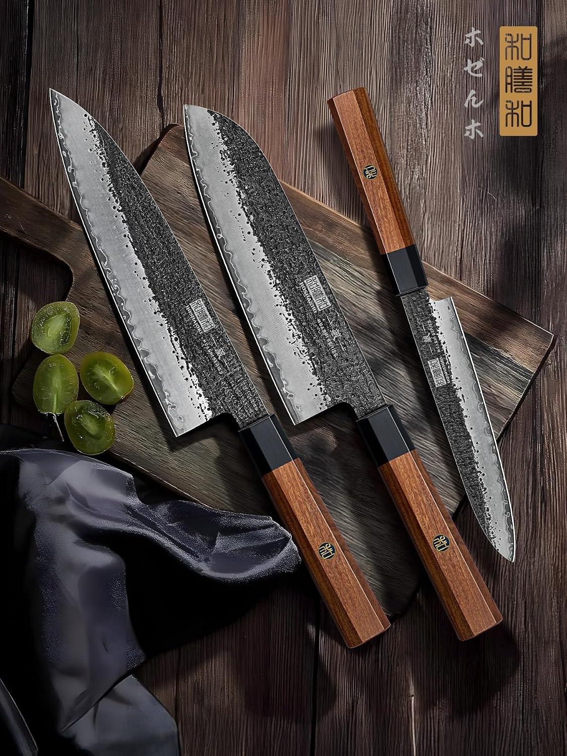 image:imageHOSHANHO 8 Chef Knife 9 Layers 10CR15MOV High Carbon Steel Kitchen Knife Ultra Sharp Japanese Gyuto Chef Knife Professional Kitchen Cooking Knives with Octagonal Rosewood Handle Ideal Gift6