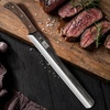 HOSHANHO 12″ Carving Slicing Knife, Sharp Butcher Breaking Knife for BBQ | Hand Forged High Carbon Steel Curved Brisket Knives for Meat Cutting with Full Tang Handle, Gift with Men(12″)