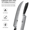 HOSHANHO 12 Inch Slicing Kinfe, Razor Sharp Brisket Knife, Pakkawood Handle | Japanese High Carbon Powder Steel Carving Knife, Professional Slicing Knives for BBQ Brisket Turkey Ham Rib Roast(10″)