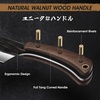 HOSHANHO 6.5″ Serbian Chef Knife, Hand Forged Butcher Meat Cleaver Knife | High Carbon Steel Cleaver Knife for Meat Cutting, Heavy Duty Butcher Knife with Full Tang for Home, Camping, BBQ Gift for Men(5.9″)
