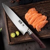 HOSHANHO 7″ Chef Knife,Razor-Sharp Santoku Knife with Ergonomic Wood Handle | Professional Kitchen Cooking Knife with Japanese High Carbon Steel,15° Edge & 60 HRC Blade, Ergonomic Grip Design, Ideal Gift(8″)