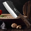 HOSHANHO 7″Meat Cleaver Knife, Ultra Sharp Chopper Knife & Vegetable Knives | Hand Forged Cleaver Knife, High Carbon Stainless Steel Chopping Butcher Knife for Meat Cutting with Full Tang Handle, Gifts
