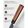 HOSHANHO 8″ Chef Knife, 9 Layers 10CR15MOV High Carbon Steel Kitchen Knife | Ultra Sharp Japanese Gyuto Chef Knife, Professional Kitchen Cooking Knives with Octagonal Rosewood Handle, Ideal Gift(6″)