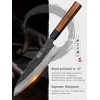 HOSHANHO 8″ Chef Knife, 9 Layers 10CR15MOV High Carbon Steel Kitchen Knife | Ultra Sharp Japanese Gyuto Chef Knife, Professional Kitchen Cooking Knives with Octagonal Rosewood Handle, Ideal Gift(6″)