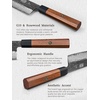 HOSHANHO 8″ Chef Knife, 9 Layers 10CR15MOV High Carbon Steel Kitchen Knife | Ultra Sharp Japanese Gyuto Chef Knife, Professional Kitchen Cooking Knives with Octagonal Rosewood Handle, Ideal Gift(7″)