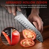 HOSHANHO Damascus Santoku Knife, 7 Inch Professional Japanese Kitchen Knife | 67 Layers Damascus Steel, Ultra Sharp Chef Knife with Ergonomic G10 Handle, Cooking Knife for Meat, Vegetables & Gift Box(7″)