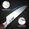 HOSHANHO 5PCS Japanese Kitchen Knife Set, Sharp Chef Knives & Wood Handle | Professional Ultra Sharp High-Carbon Stainless Steel Cooking Knife Set with Ergonomic Wood Handle, Elegant Box for Home Gift(5 Pieces Knife Set)
